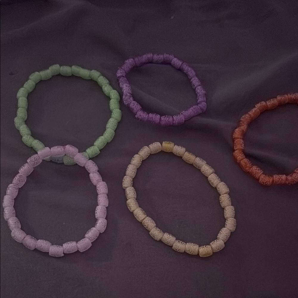 Colorful Beaded Bracelets Set 2 for 4$ only one of each
